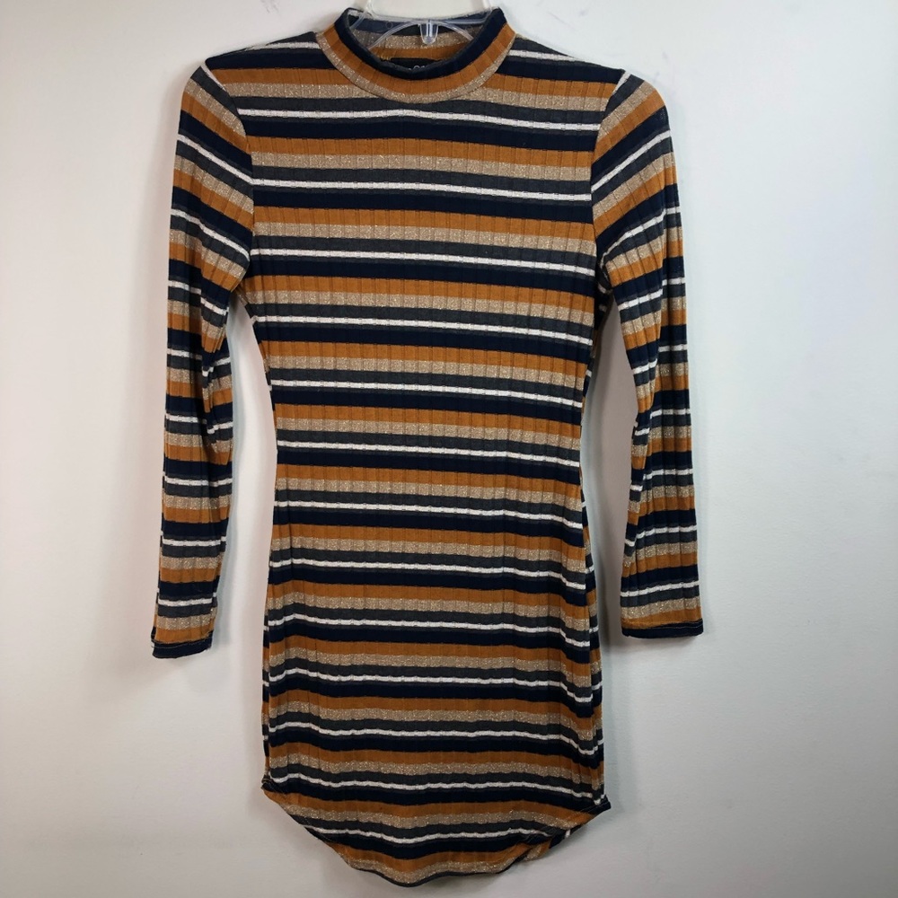 Rue 21 stripped Long sleeve dress size M